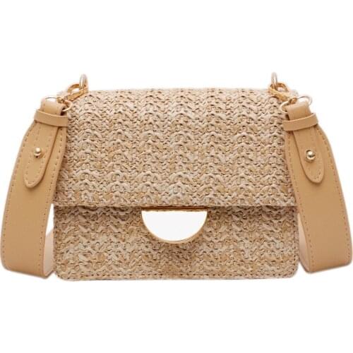 Ladies Leather Purses and Handbags Female Travel Shoulder Simple Bag Mini Weaving Crossbody Bags for Women 2021 Summer