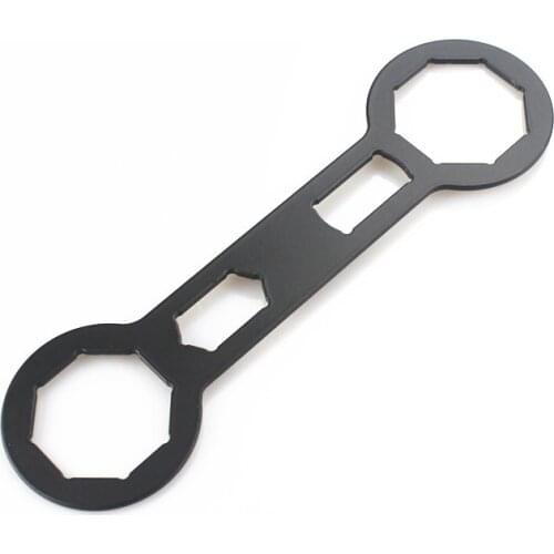 Motorcycle Dual Ended Fork Cap Wrench 46mm/50mm For Honda CR250R CRF450R Kawasaki KX250F Suzuki RM 250 RMZ 450