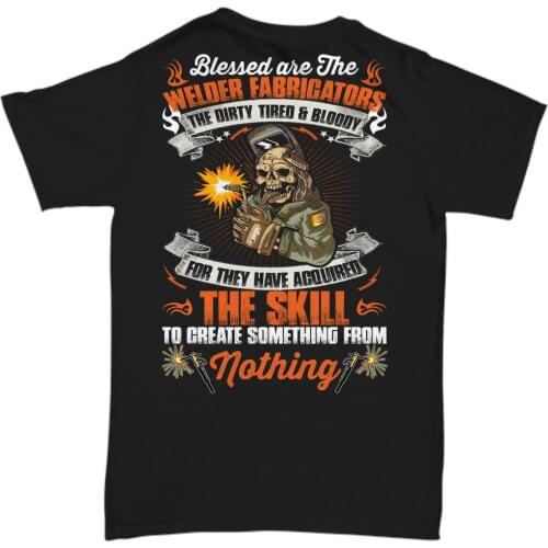 Welder T-Shirt For Men Weld Fabricator Welding Tee Gift For Welders Metal Worker