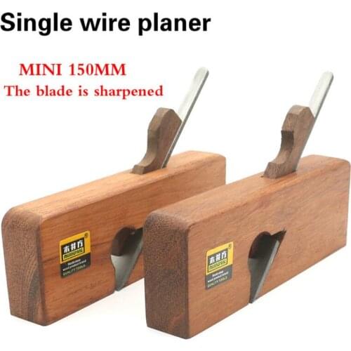 Mahogany 150 mm MINI Hand Plane Wood Planer Steel blade Hand planer woodworking for Carpenter Woodcraft Tool Carpenter Gift