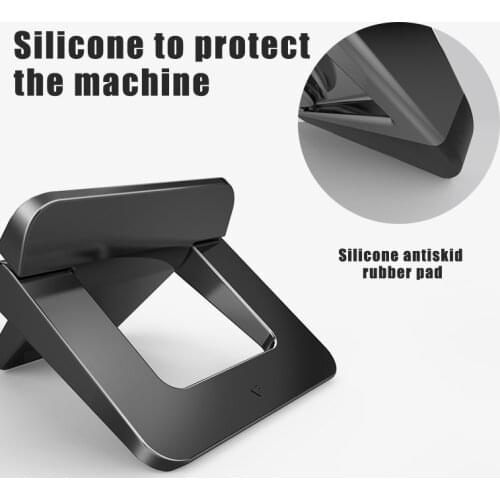 1 Pair Mini Portable Invisible Laptop Holder Adjustable Cooling Stand for Desk Notebook FKU66