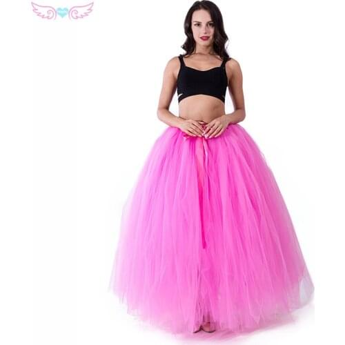 New year tulle skirt Floor Length Gouache Handmade Women Tulle Skirt Maternity tulle skirt Bridesmaid Skirt Fairy-like beauty