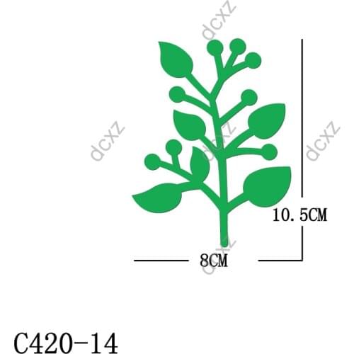 New leaf Wooden die Scrapbooking C420-14 Cutting Dies