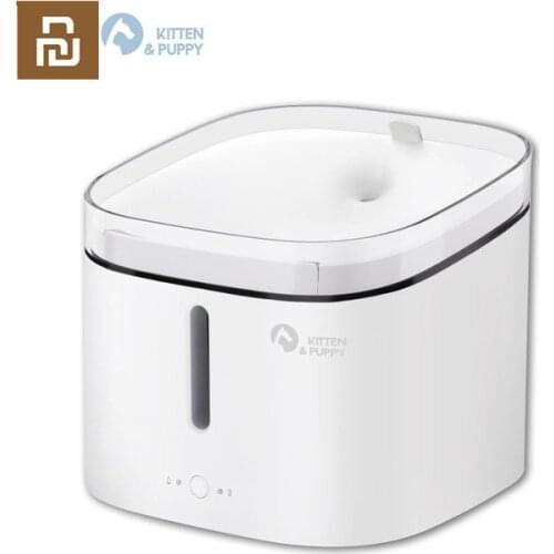 Original Youpin Kitten Puppy Pet Water Dispenser For Dog And Cat Clear Water White Color Small Pet Water Dispenser