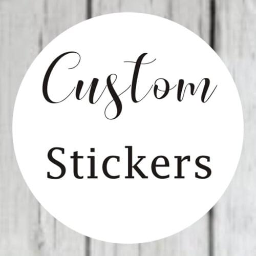 Print Photo custom stickers label Wedding Stickers Personalise LOGO transparent clear adhesive round label Gift Tags decoration