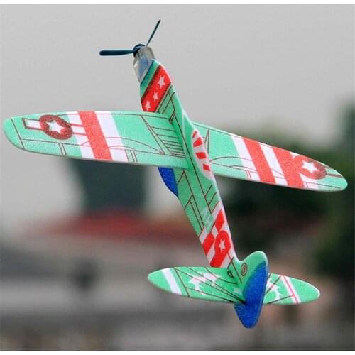 19cm Hand Throw Flying Glider Planes EPP Foam Airplane For Kids Random Color Mini Drone Aircraft Model Toys Baby Toy Party Gifts