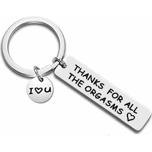 Birthday Gift For Girlfriend Funny Letter Keychain Boyfriend Gift Valentines Day Present Anniversary
