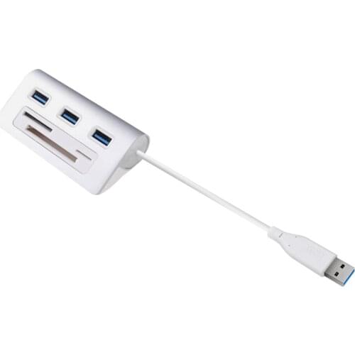 HUB Adapter Portable High Speed 6 in 1 USB 3.0 HUB Splitter CF SD TF Card Reader 3 Ports USB Multi-USB Adapter for Laptop PC