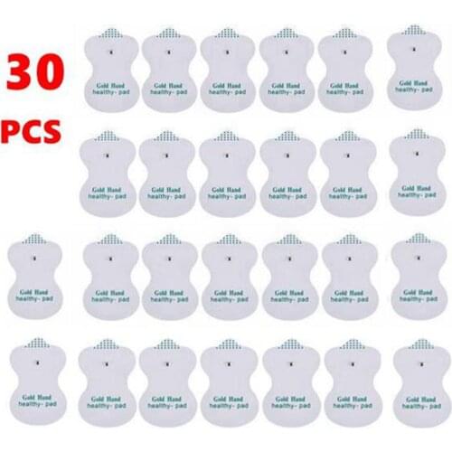 30/20pcs Self Adhesive Electrode Pads TENS/ EMS Gel Pad for Muscle Stimulator Reusable Body Acupuncture Therapy Massager Sticker