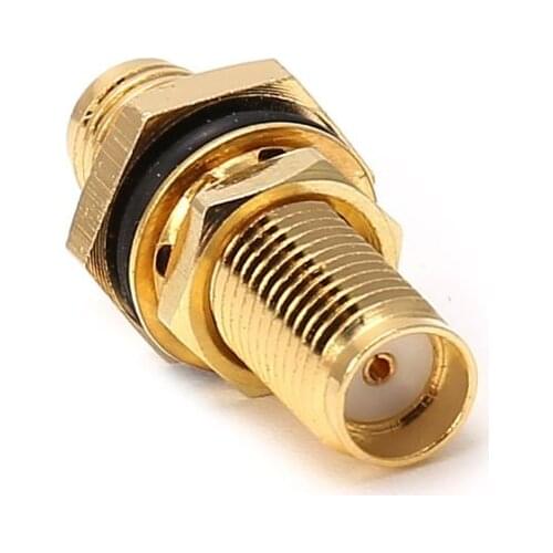 SMA Female Jack RF Connector Straight Coaxial Converter Adapter Panel Mount O-Ring Connectors