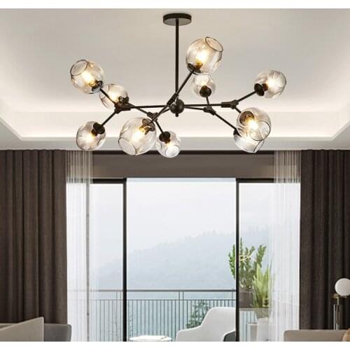 Modern Minimalism LED Chandelier Nordic Living Room And Bedroom Kitchen Restaurant Fixture Pendant Lamp Home Decoration Lighting