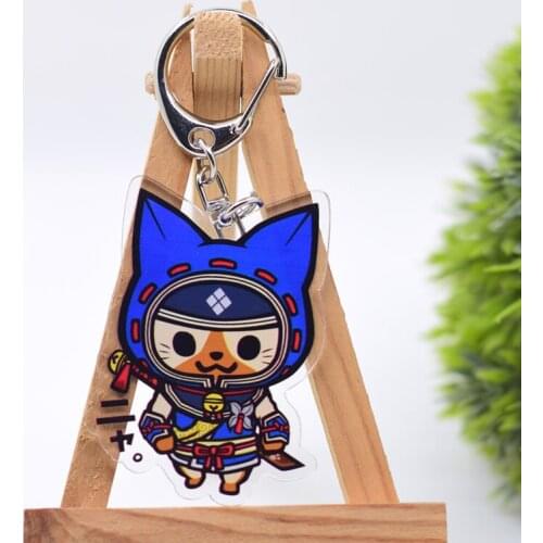 WL0896 Chibi Keychain Acrylic Cartoon Keyring Accessories