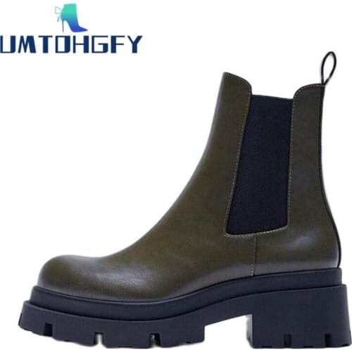 Mona Brand Designer Womens Chelsea Short Boots Genuine Leather Plush Autumn Winter Fashion Ankle Retro Girl Martin Shoes Ladies