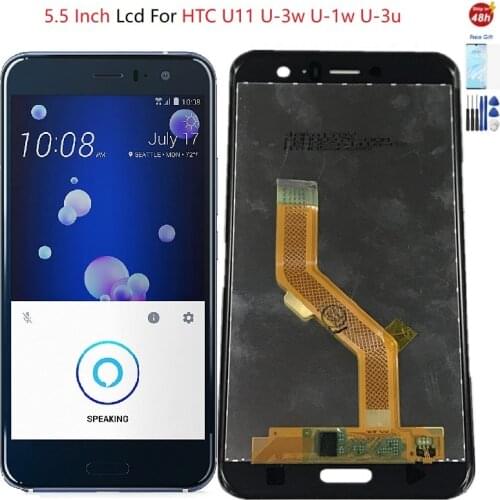5.5 inch Lcd For HTC U11 Lcd Display with Touch Panel Screen Digitizer For HTC U11 U-3w U-1w U-3u Display LCD Screen Touch
