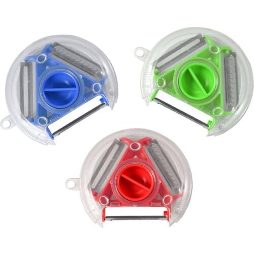 3 in 1 Magic Peeler Set Slicer Stainless Steel Shredder Julienne Cutter Multi Peel Blade Grater Kitchen Tool