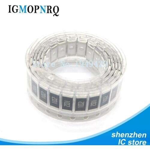 50pcs 2512 5% 1W SMD Chip Resistor resistors 0R - 10M 0 10 100 220 470 ohm 0R 10R 100R 220R 470R 1K 2.2K 4.7K 10K 100K 1M 10M