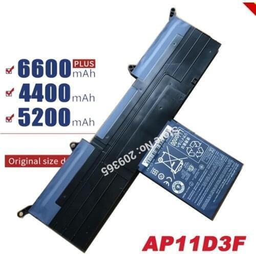 AP11D3F Battery For Acer Aspire S3 S3-951 S3-391 MS2346 AP11D3F AP11D4F 3ICP5/65/88 3ICP5/67/90 11.1V 3280mAh free ship