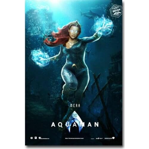 Aquaman Movie 3 Silk Poster Wall Sticker Decoration Gift
