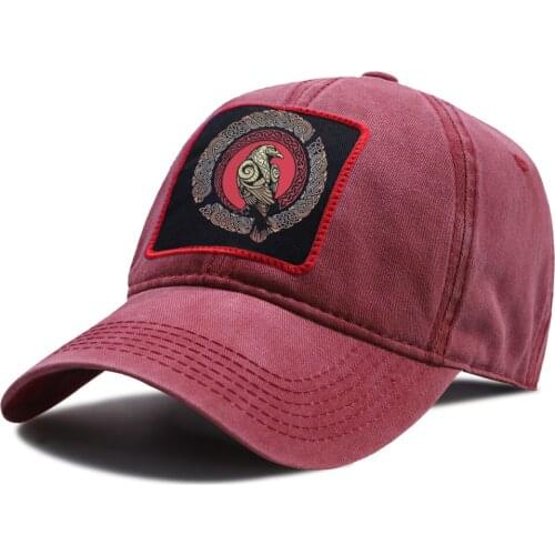 Eagle Vikings Hip Hop Print Baseball Caps Summer Casual Snapback Hat Adjustable Unisex Riding Hats Outdoor Cotton Baseball Cap