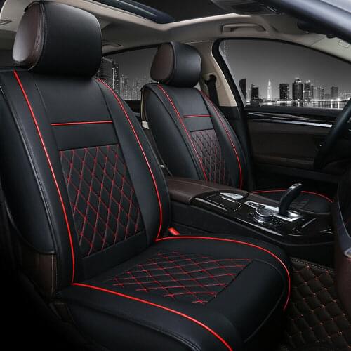 Car Seat Covers PU Leather car seat cushion Four seasons universal cushion Front row seat Interior Seat Cover