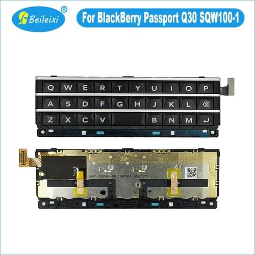 For BlackBerry Passport Q30 SQW100-1 Keyboard Button With Flex Cable Phone Replacement Parts
