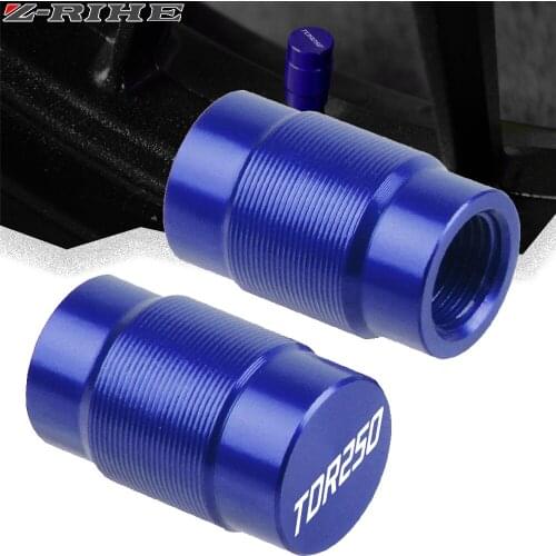 For YAMAHA TDR250 TDR 250 1988-1993 1992 1991 Motorcycle CNC Aluminum Accessorie Wheel Tire Valve Stem Caps CNC Airtight Covers