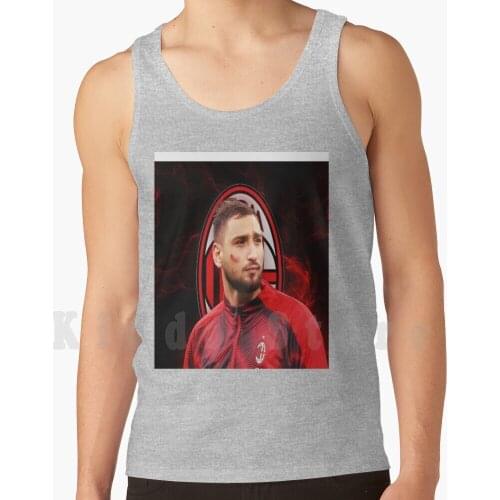 Gianluigi Mask Tank Tops Vest Sleeveless Goalkeeper Strong Reflexes Young Top Of World Penalty Inter Lukaku