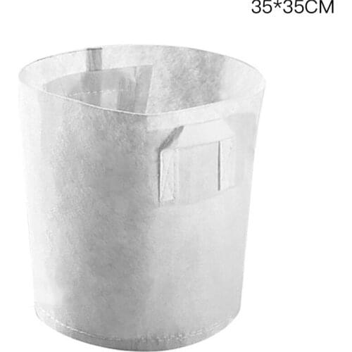 Planting Bag 20*20cm Biodegradable Felt Nursery Home Garden Supply 400pcs 20pcs Non-Woven Grow Bags