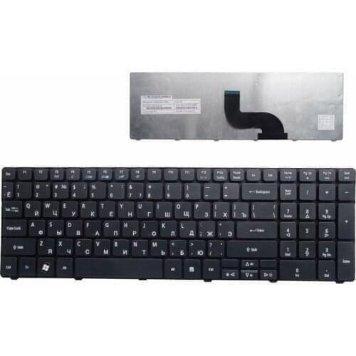 New Russian Keyboard for Acer Aspire 7745Z 5736Z NSK-AL10R NSK-AL00R KBI170A164 RU Black laptop keyboard