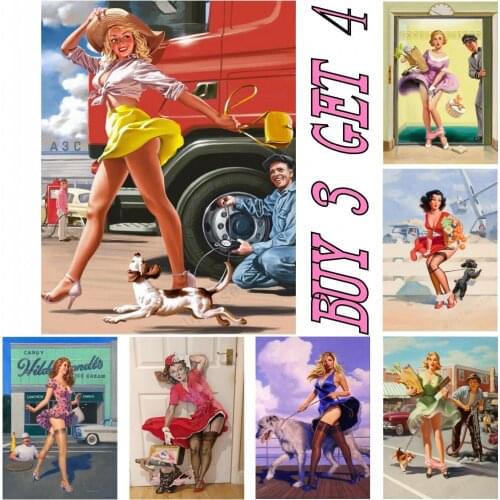 2019 World War II poster Soviet sexy girl home wall to decorate painting beauty coated paper poster DIY wall home posters home