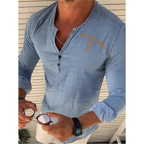 OUYILUO Men's T-shirts With Print