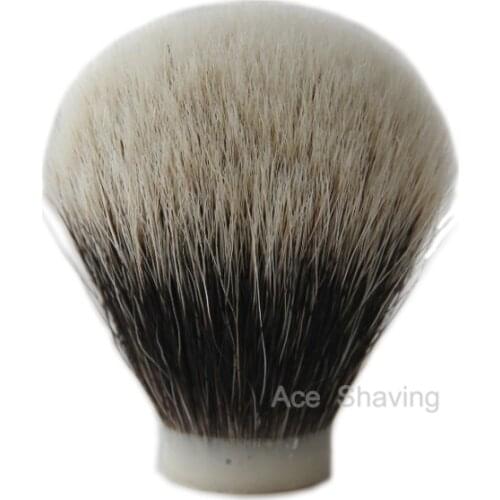 2 Band Hair High Mountain Badger Shaving Brush Knot Barber Accessory Mens Beard Grooming Tool Size 27/24/22/20