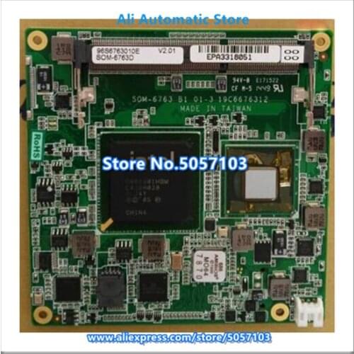 SOM-6763D Industrial Computer Motherboard SOM-6763 A1 B1 Comexpress Industrial Control Board D525