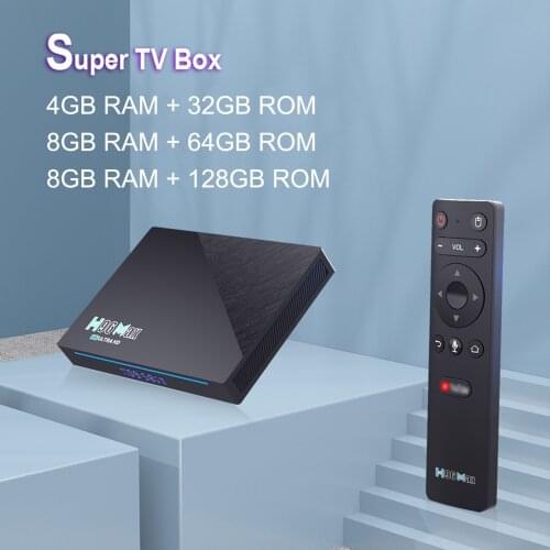 H96 MAX Android 11.0 TV Box Ultra HD 8K Media Player 2.4G/5G WiFi Digital RK3566 Quad Core 3D Set Top Box Support HD Out 8G 128G