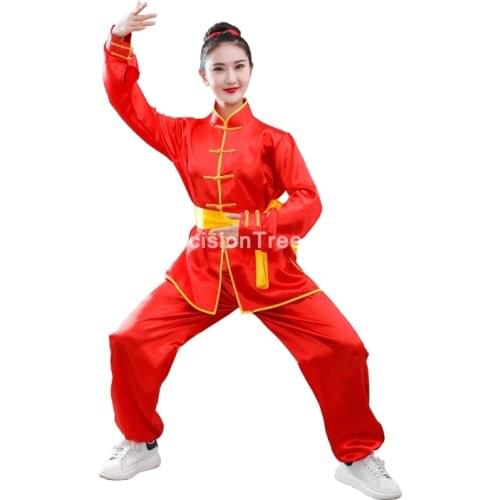 2021 adult tai uniforms cotton linen wushu kung fu clothing for men women martial arts wing chun suit warrior costume exercise