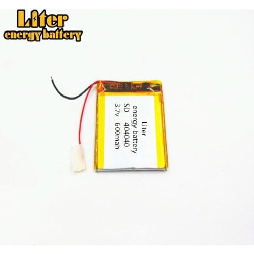 10pcs [SD] 3.7V,600mAH,[404040] Polymer lithium ion / Li-ion battery for TOY,POWER BANK,GPS,mp3,mp4,cell phone,speaker