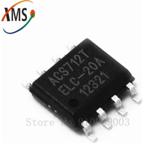 2pcs ACS712ELCTR-20A SOP-8 ACS712-20A ACS712T ACS712TELC-20A ACS712 SOP SENSOR CURRENT 20A 5V