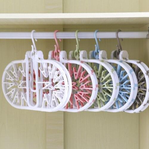 32-Clip Multi-Function Rough Foldable Underwear Drying Rack Brand New Pp Environmental Protection Rack Baby Drying Socks