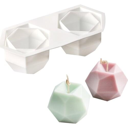 3D Silicone Candle Mould Aromatherapy Candle Mould DIY Handmade Candle Resin Mold Candle Making Supplies