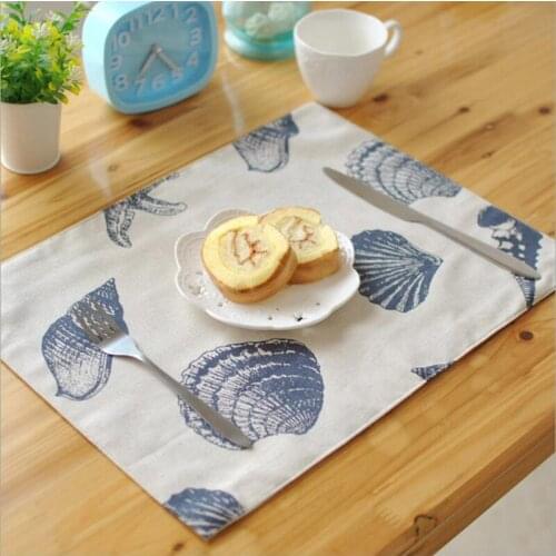 4pcs Upscale Fashion Tableware Western pad Placemats double thick mat non-slip Insulation mat tea Bowl mat coffee mat AU467