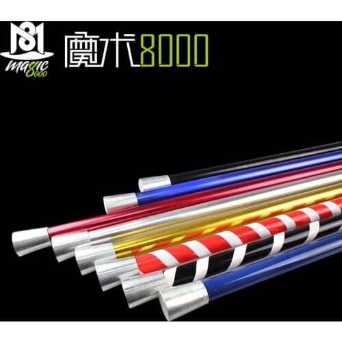 Aluminum Dancing Cane Metal Stick Magic Tricks For Magician Wand