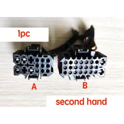 1pc second hand for Volkswagen Audi electric seat heating control box ECU module plug wire line cable