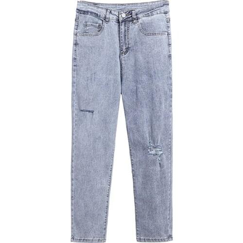 High Waist Jeans Woman Boyfriends Womens Jeans Full Length