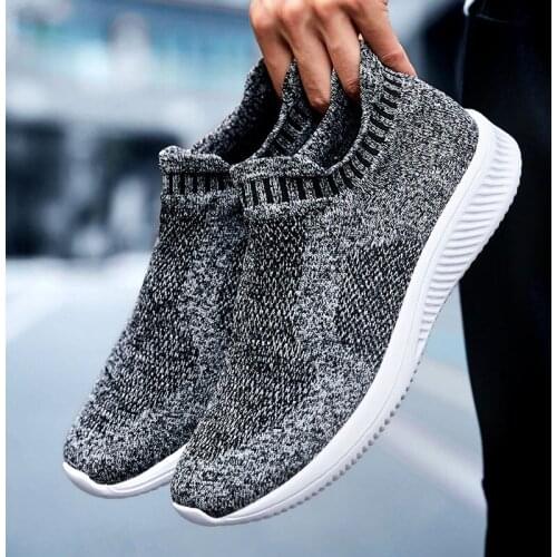 Men Vulcanized Shoes Sneakers Fashion Non-slip Mesh Fashion Breathable Wedges Comfortable Lightweight For Men Casual Shoes