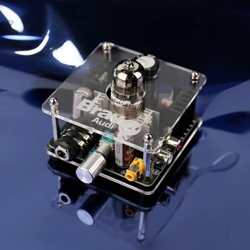 Bravo Audio V2 Tube Amplifier Upgrade Class A ECC82 Tube Multi-Hybrid Headphone Amplifier