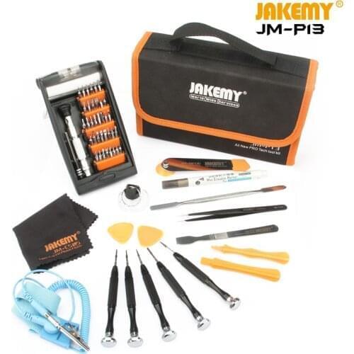 54-in-1 Canvas Bag Repair Tool Set Portable All-around Electronic/Phone Repair Multiple Fitting Combination Bag Screwdriver Set