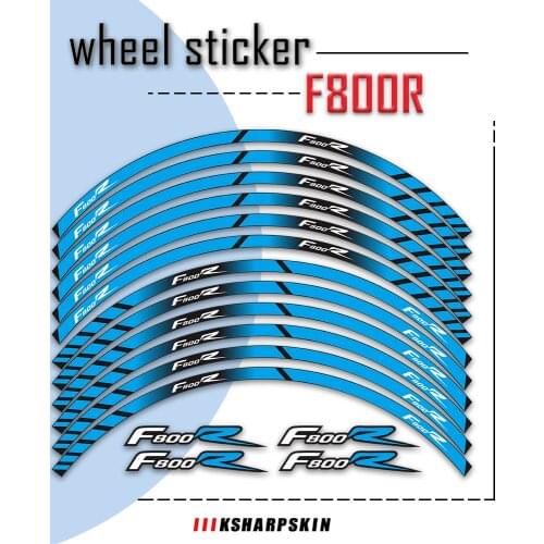NEW Motorcycle Stickers Reflective Motor Bike Rim Decal Decoration Custom Inner Rim Declas Wheel Stripes For BMW F800R F800 R