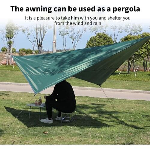 Beach Sun Shelter Tarp Tent Shade Ultralight UV Garden Awning Canopy Sunshade Outdoor Camping Hammock Rain Fly For Camping