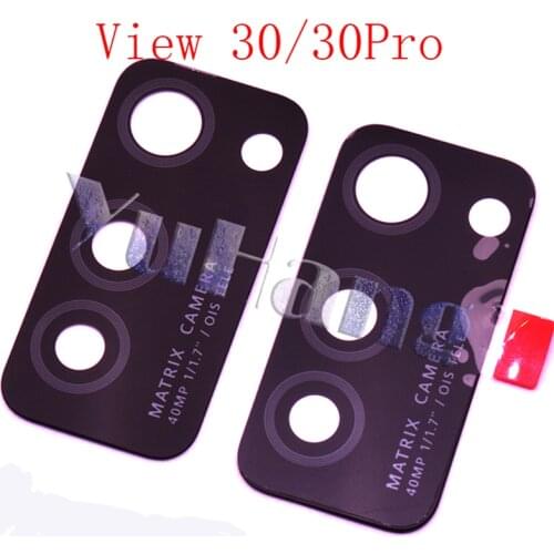 For Huawei Honor View 30 30 Pro Original Rear Back Camera Glass Lens Replacement Part with Adhesive Sticker