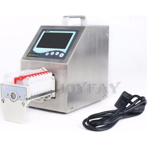 Peristaltic Pump V1 Dispensing 8 channel MC8 6 Roller 0.00008 -45ml/min per channel CE Certification One Year Warranty